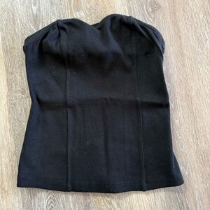 Anthropology Maeve Tube Top — XS — Black